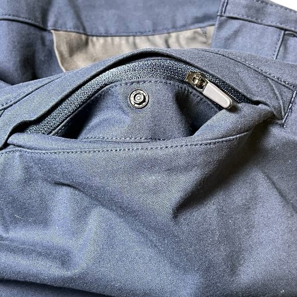 Mack Weldon Maverick Tech Chino Golf‎ Pants Navy Blue Men's Stretch Size 38x32 - Picture 6 of 7